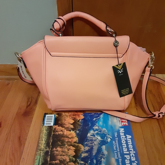 Coral leather tote - Picture 4 of 5